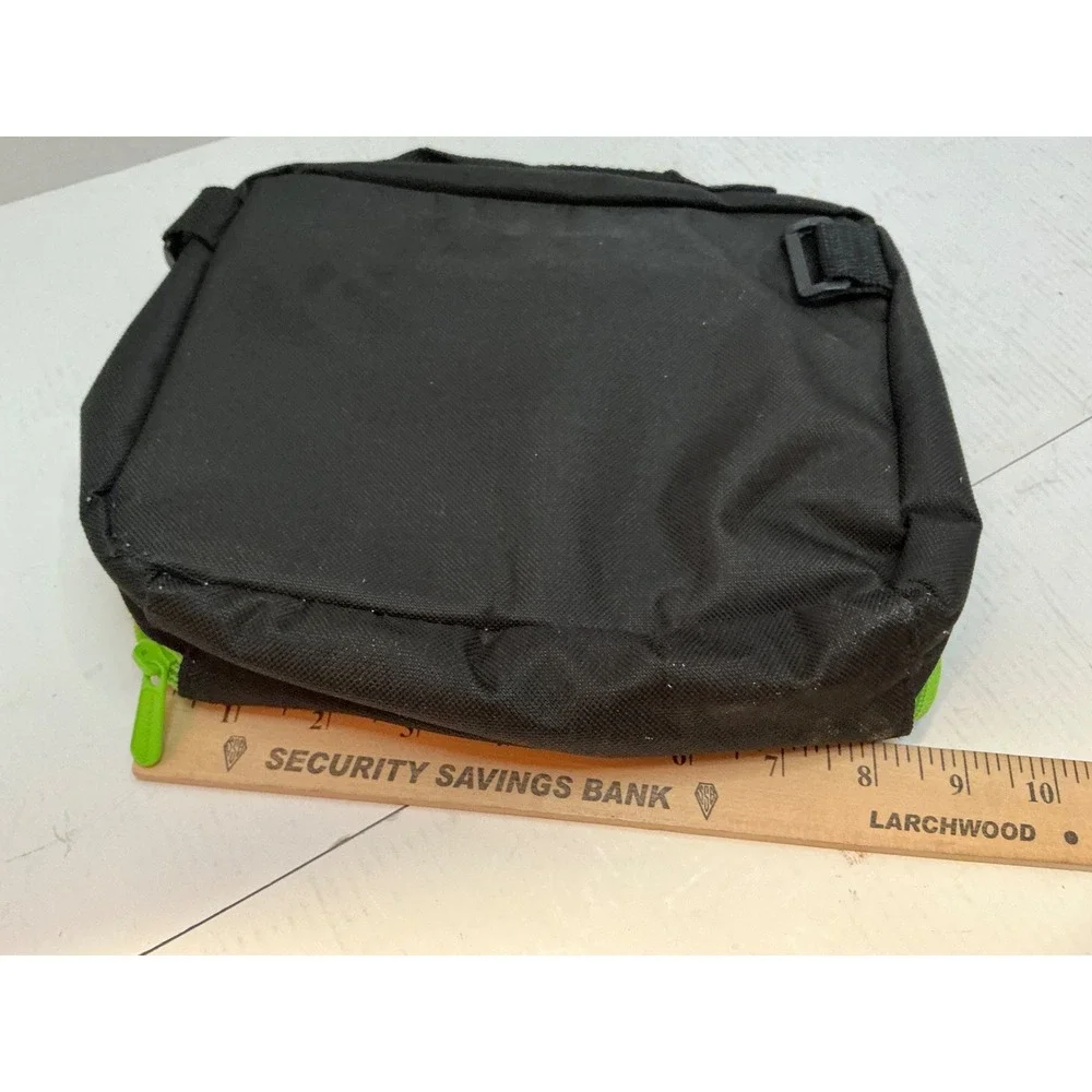 Nickelodeon TMNT Lunch Bag Pizza Party Graphic Insulated Black Green Kids OS